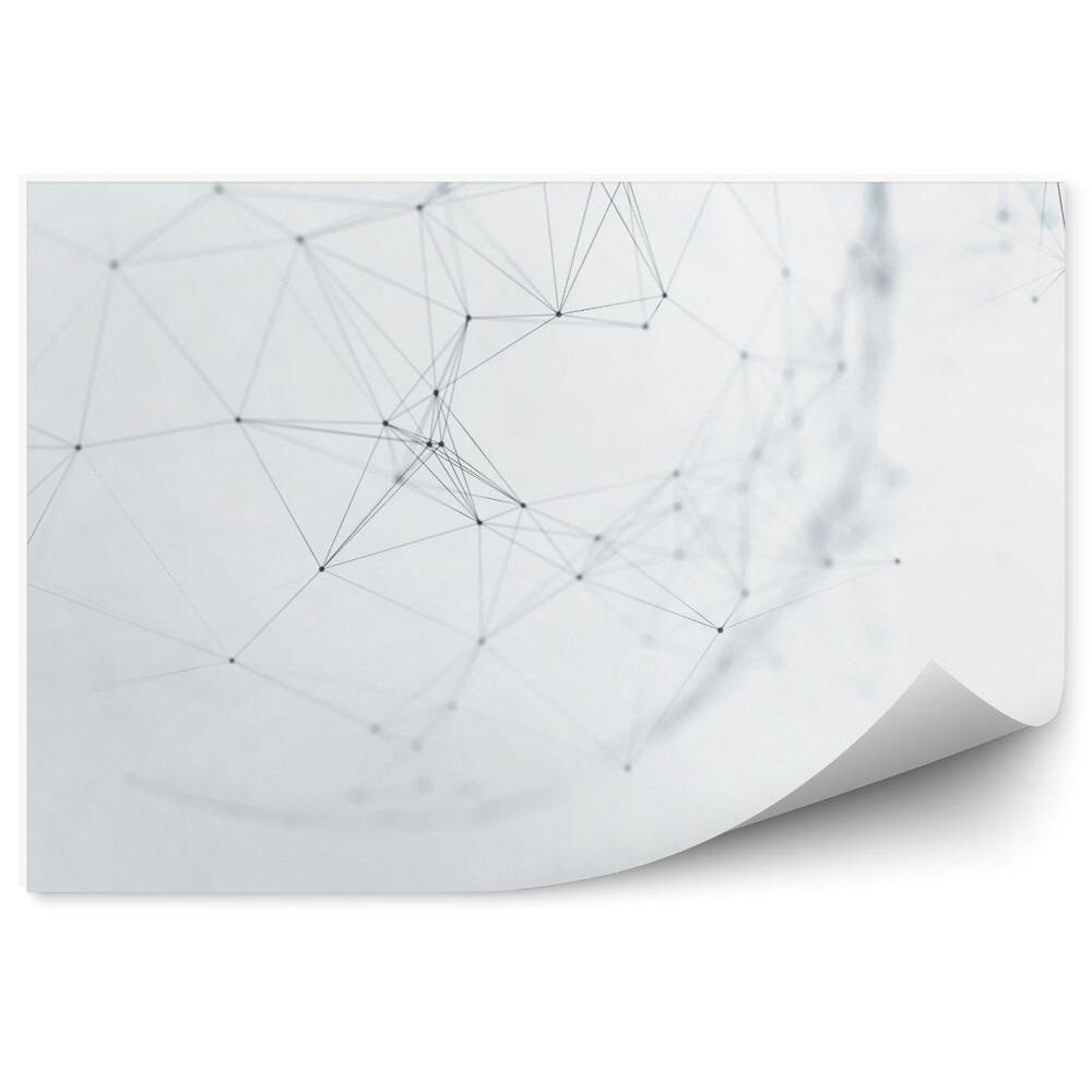 Papier peint Réseau Abstrait Futuriste