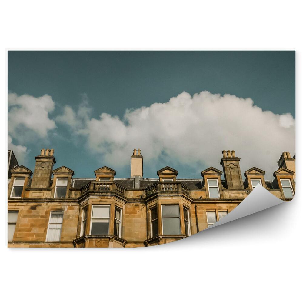 Papier peint Volets d'une maison de ville traditionnelle