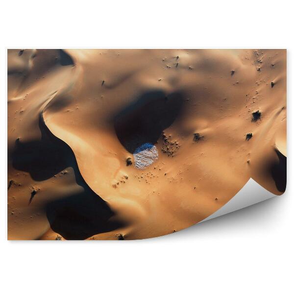 Papier peint Vue D'oiseau Dunes Sable Désert