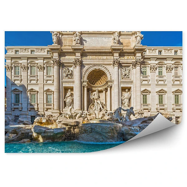 Papier peint Fontaine de Trevi Rome Italie Bâtiments
