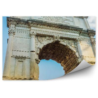 Papier peint Arc de Titus Rome Italie Ciel Nuages