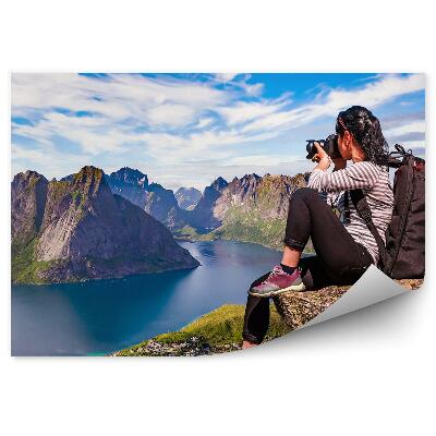 Papier peint Photographe touristique nature eau montagnes ville