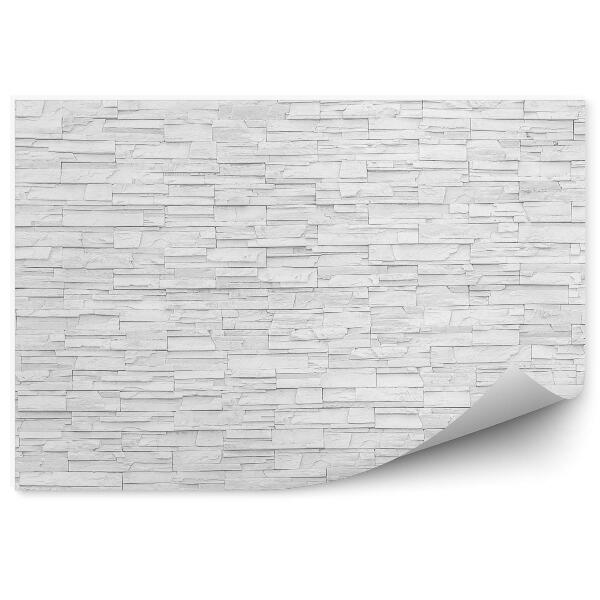 Papier peint Mur en pierre blanche