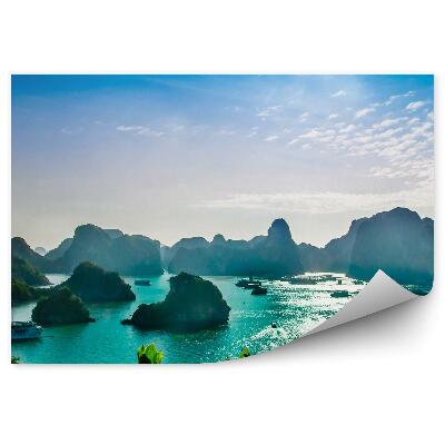 Papier peint Îlots Lagunaires Paysage Tropical