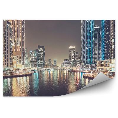 Papier peint Gratte-ciel Port Palms Sidewalk Dubai