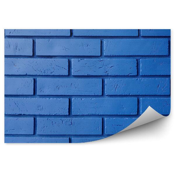 Papier peint Mur bleu