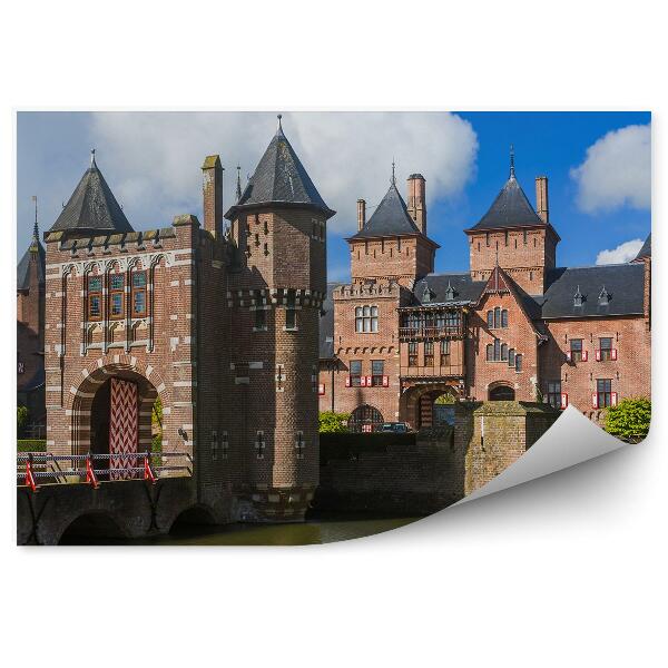 Papier peint Pays-Bas château de haar eau