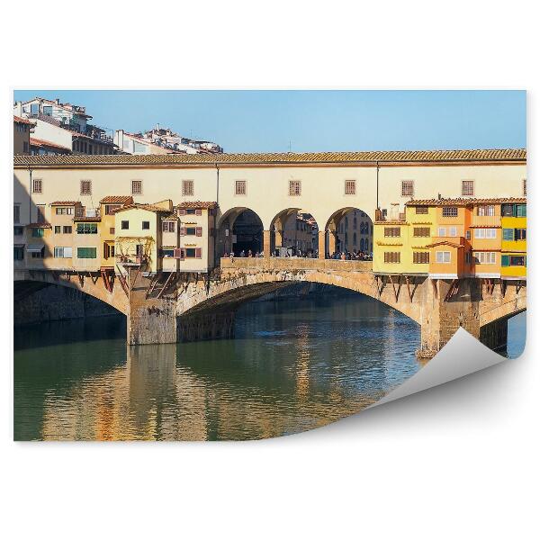 Papier peint Pont des Orfèvres Fleuve Bâtiments Florence