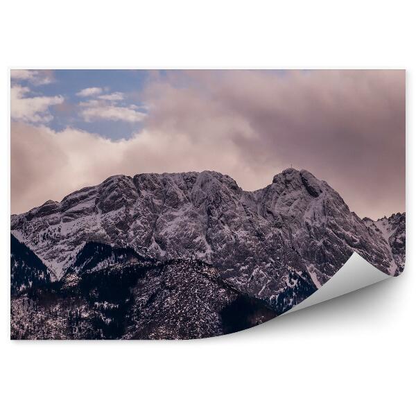 Papier peint Vue Giewont Mountains Tatry Sky Clouds