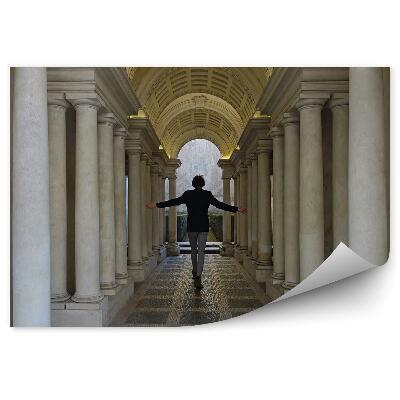 Papier peint Colonnes Homme Architecture Baroque Rome