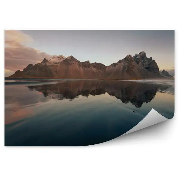 Tapisserie murale Lac de montagne en Islande