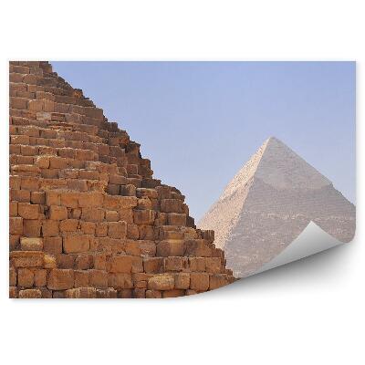 Papier peint Pyramides en gros plan bâtiment en briques