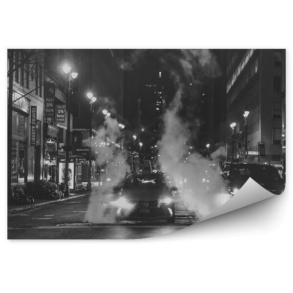 Papier peint Taxi new york city smoke