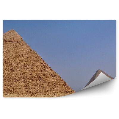 Papier peint Égypte pyramides de gizeh sable