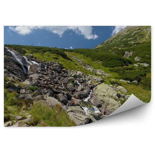 Papier peint Cascade Tatra Mountains Summer Poland Nature