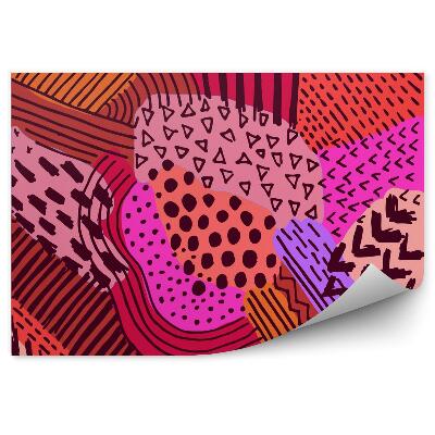 Tapisserie panoramique Motif géométrique, formes, art, fond géométrique, mosaïques