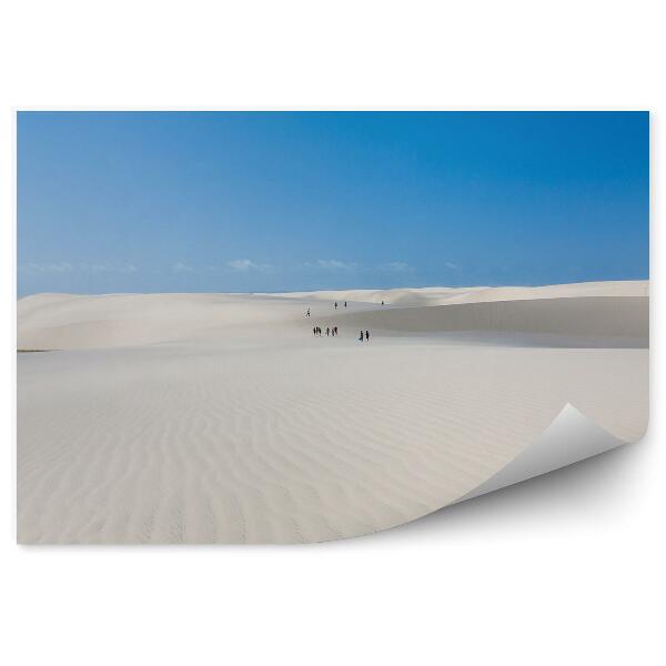 Papier peint Dunes Blanches Nuages De Ciel