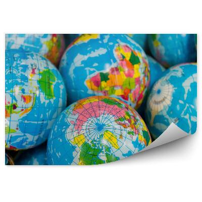 Tapisserie murale Globe terrestre planète géographie