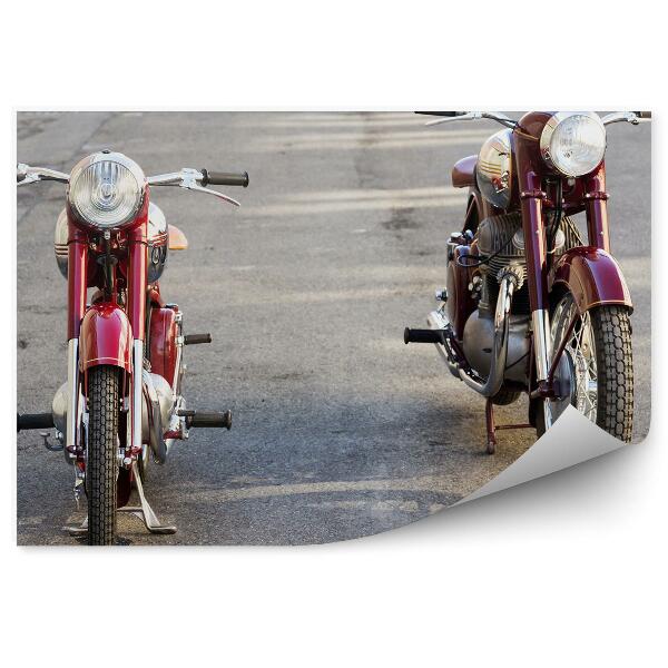 Papier peint Motos jawa 125 jawa 500 sur le tarmac