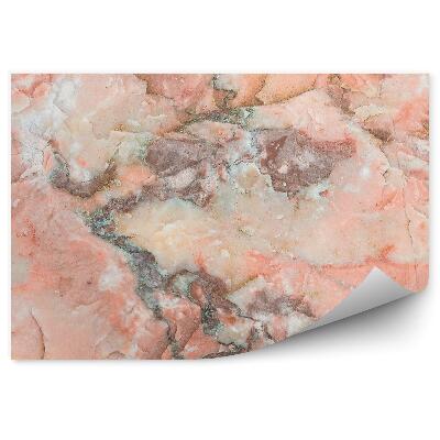 Papier peint Marbre rose naturel