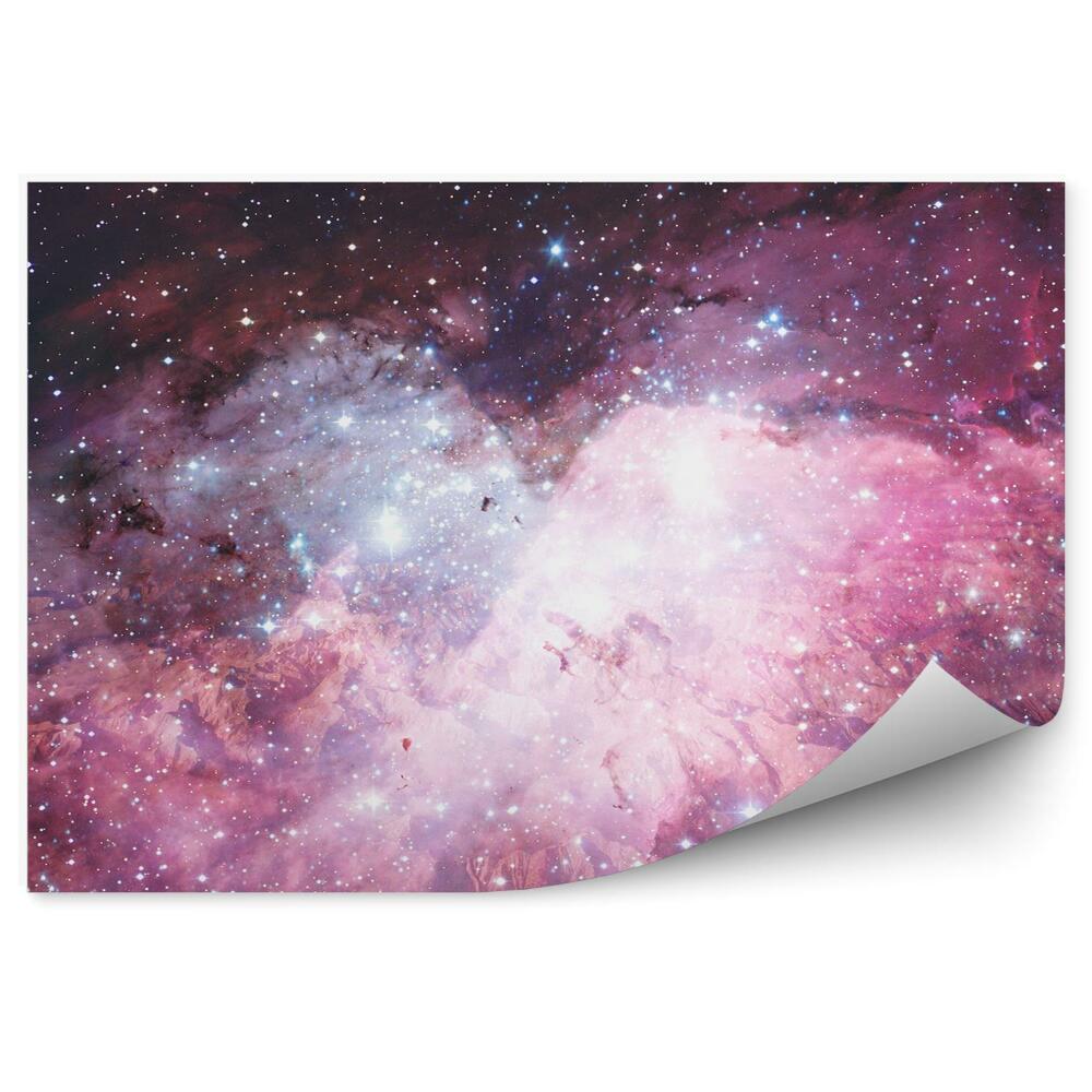 Papier peint Galaxie Multicolore Motif D'étoiles Dans L'espace