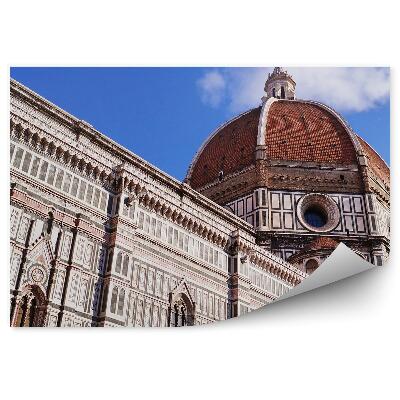 Papier peint Cathédrale Santa Maria Del Fiore Florence Ciel Nuages