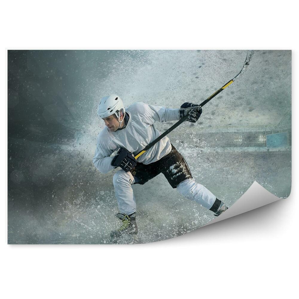 Papier peint Action de hockey dynamique