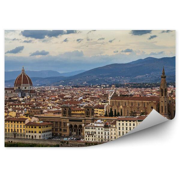 Papier peint Bird's Eye View Florence Cathedral of Santa Maria Del Fiore Buildings