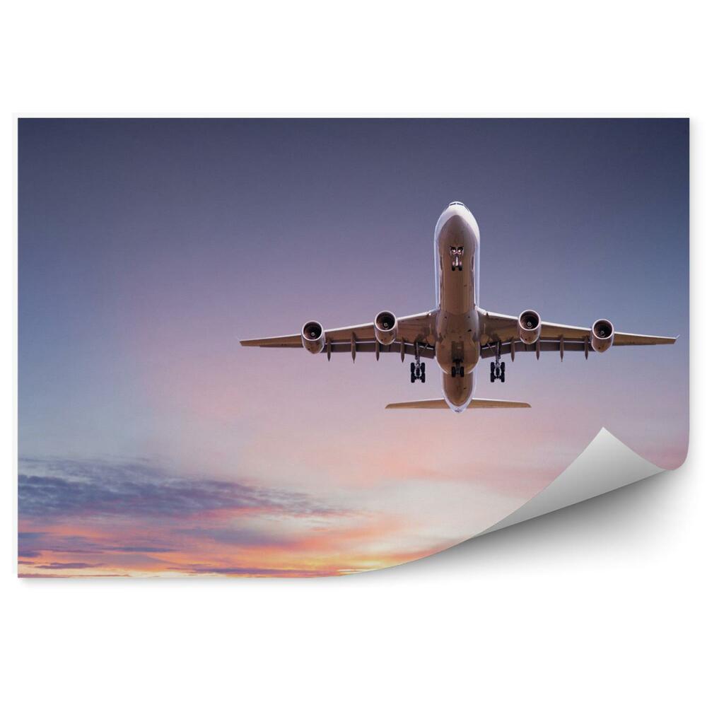 Papier peint Avion au départ