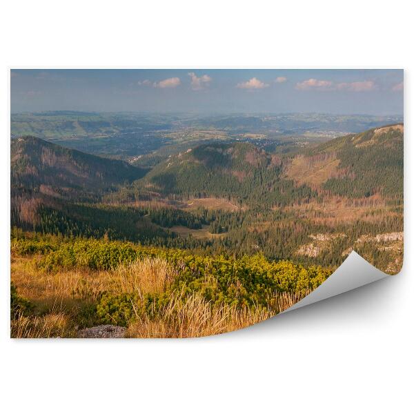 Papier peint Montagnes Paysage Automne Ciel Nuages Tatra