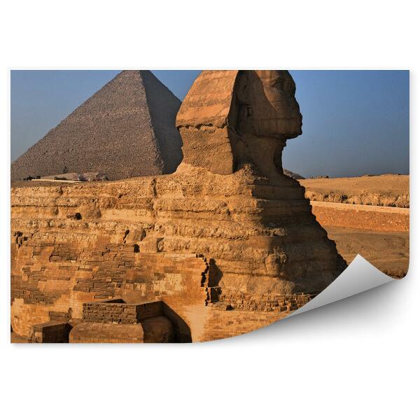 Papier peint Lueur de lumière sphinx egypte