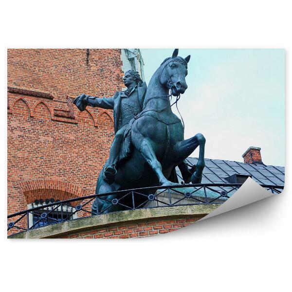 Papier peint Statue du château royal Cracovie