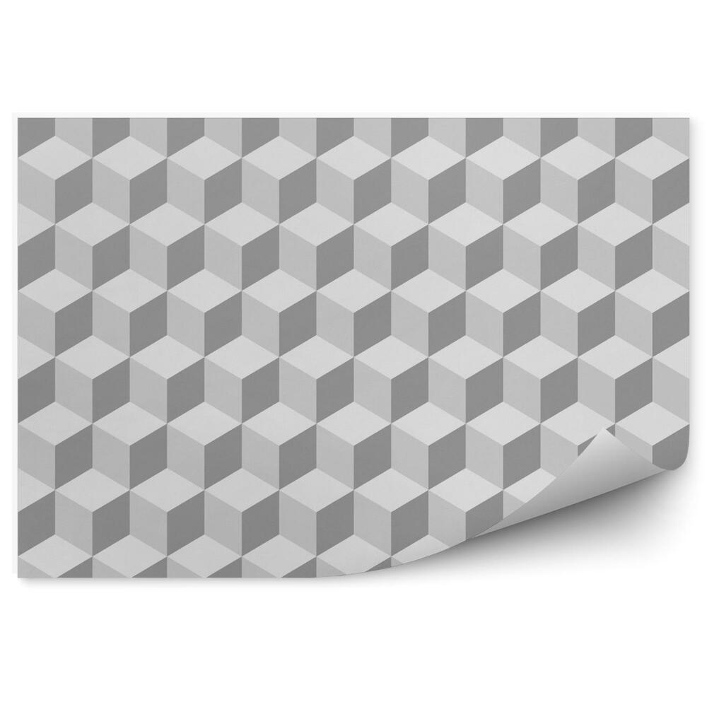 Papier peint Modèle De Cube Isométrique 3d