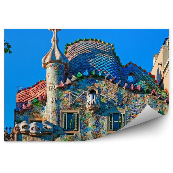 Papier peint Parc Guell Barcelone Espagne