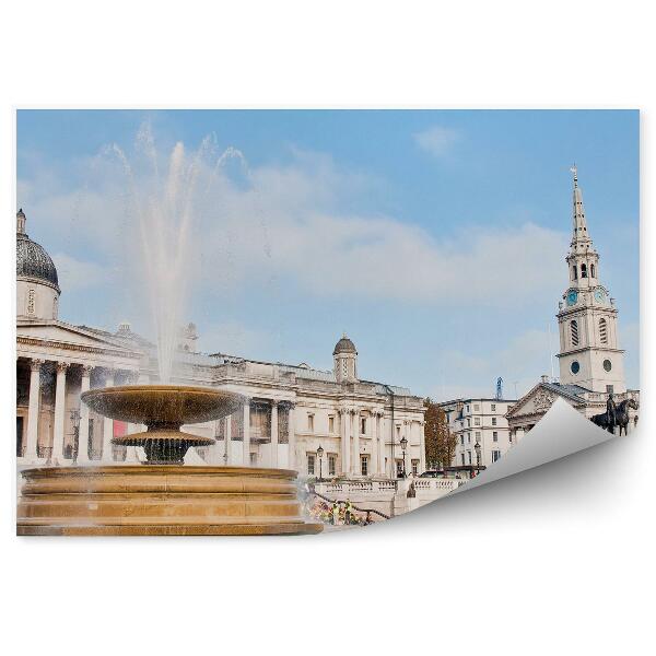 Papier peint Trafalgar Square Gens Londres