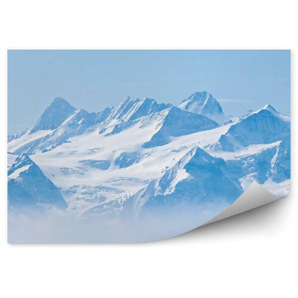 Papier peint Montagne Neige Hiver Pilatus