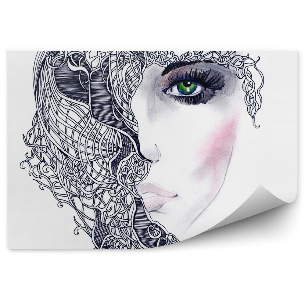 Papier peint Visage de femme