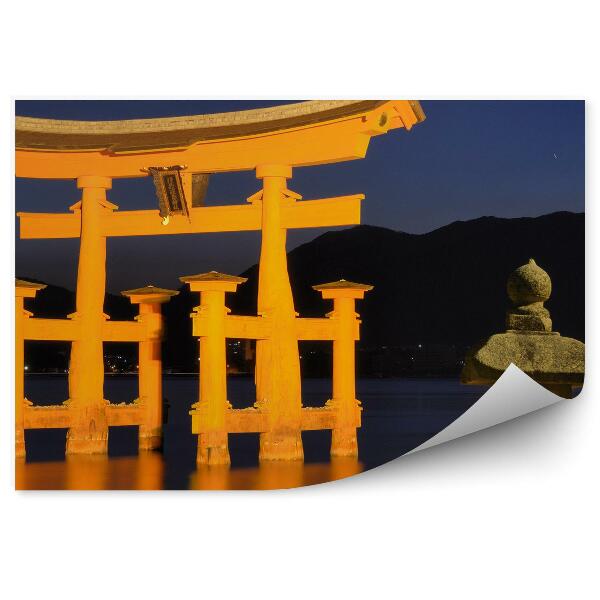 Papier peint Porte Torii de Itsukushima Chram Hiroshima