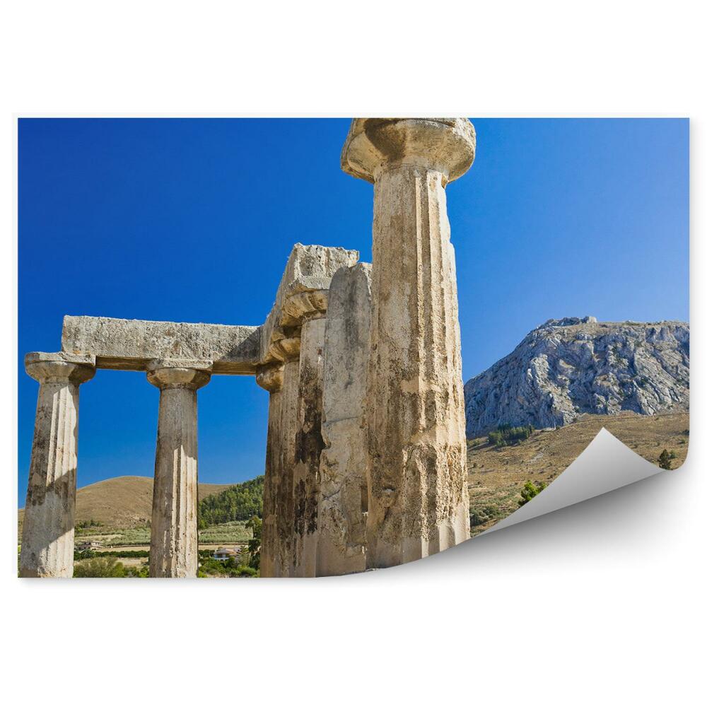 Papier peint Ruines du temple de Corinthe Grèce