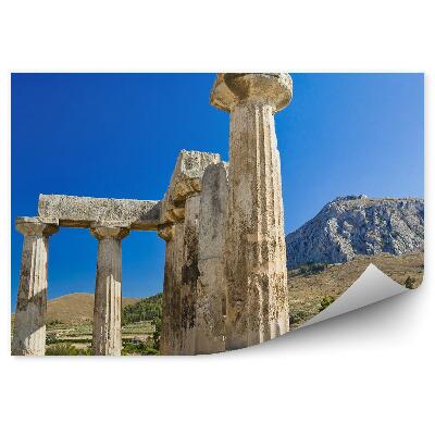 Papier peint Ruines du temple de Corinthe Grèce