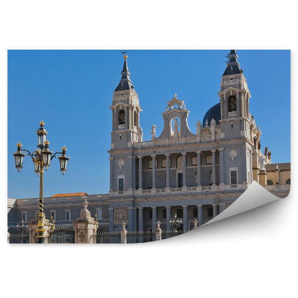 Papier peint Madrid almudena cathedral spain architecture