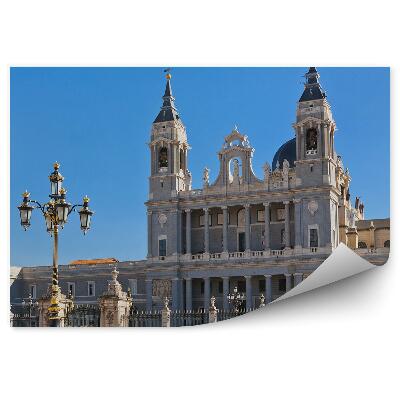 Papier peint Madrid almudena cathedral spain architecture