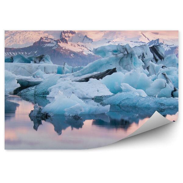 Papier peint Glaciers hiver neige montagnes