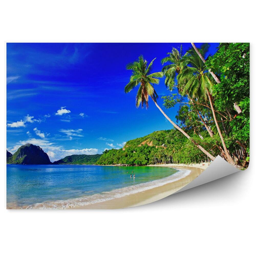 Papier peint Panoramique D'une Belle Plage De Palawan