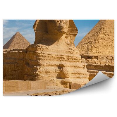 Papier peint Sphinx Égypte pyramides monuments