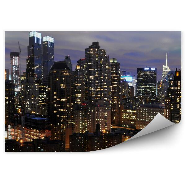 Papier peint Gratte-ciel de Manhattan New York Gratte-ciel New York Vue