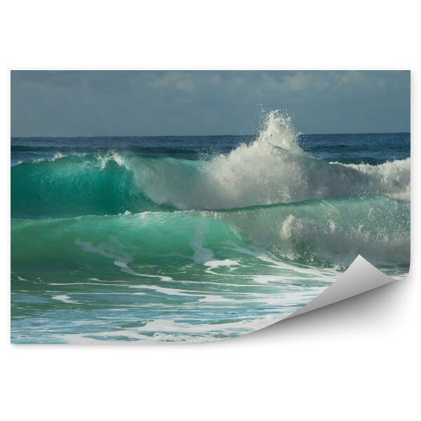 Papier peint Vagues sur la mer