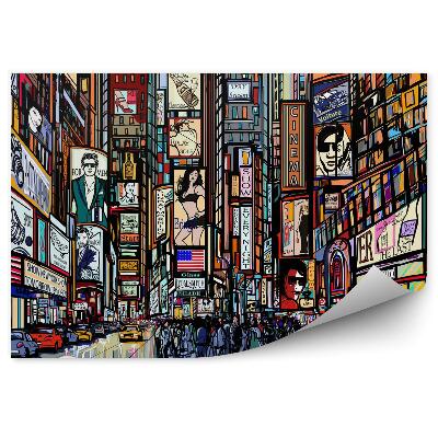 Tapisserie murale Rue à New York