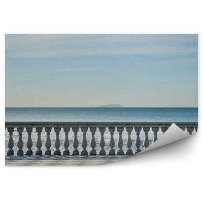 Papier peint Mascagni Terrasse En Bord De Mer Livourne