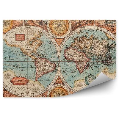 Papier peint Ancienne carte du monde 1626
